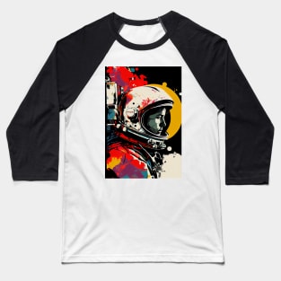 Colorful astronaut illustration Baseball T-Shirt